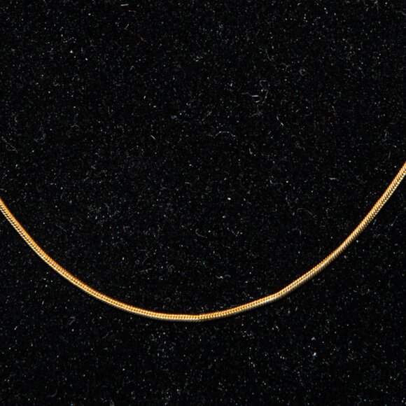 14K Yellow Snake Chain 24" - Picture 3 of 3